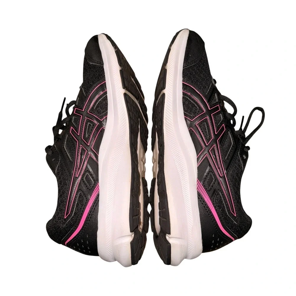 ASICS Gel-Excite 8‎ Running Shoes Womens 8.5 Wide Pre-Owned Sneakers Black Pink